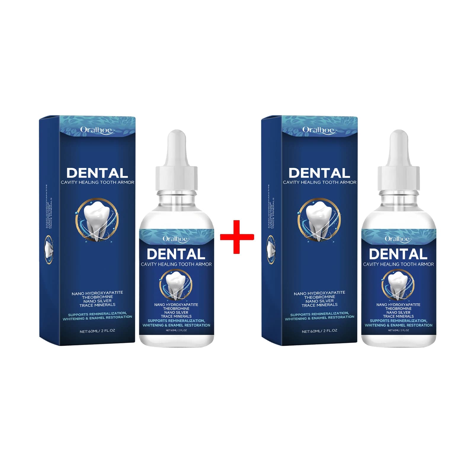 Oralhoe dental care liquid bottle — image 8