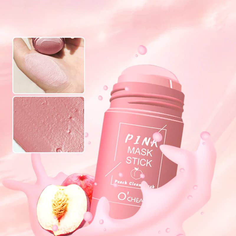 solid green tea honey peach facial mask stick — image 2