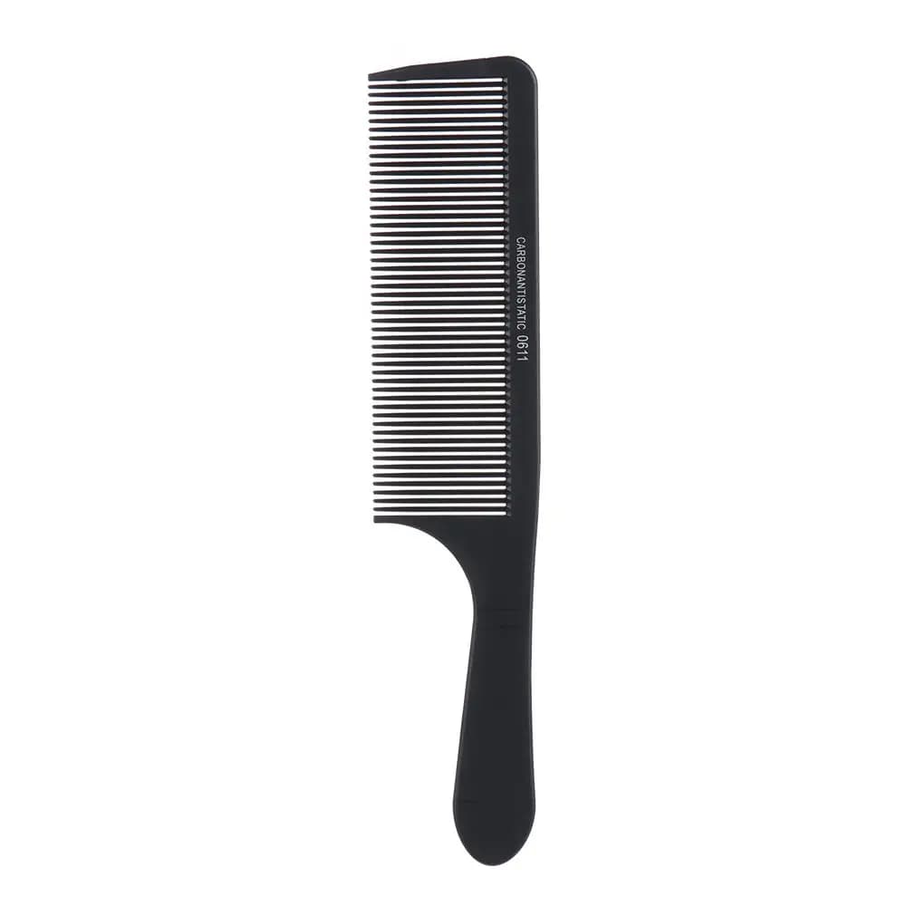 black heat‑resistant flattop hair cutting comb — image 6