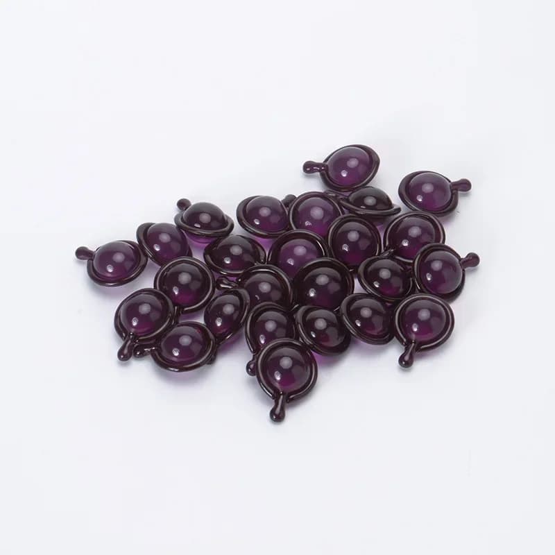 smooth silky hair vitamin capsules with keratin oil — image 6