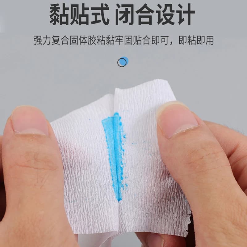 white disposable neck strip for hair cutting — image 4