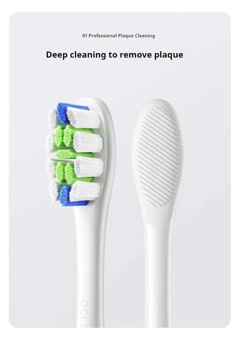 Original replacement brush heads for Oclean Flow/X Pro toothbrush — image 3