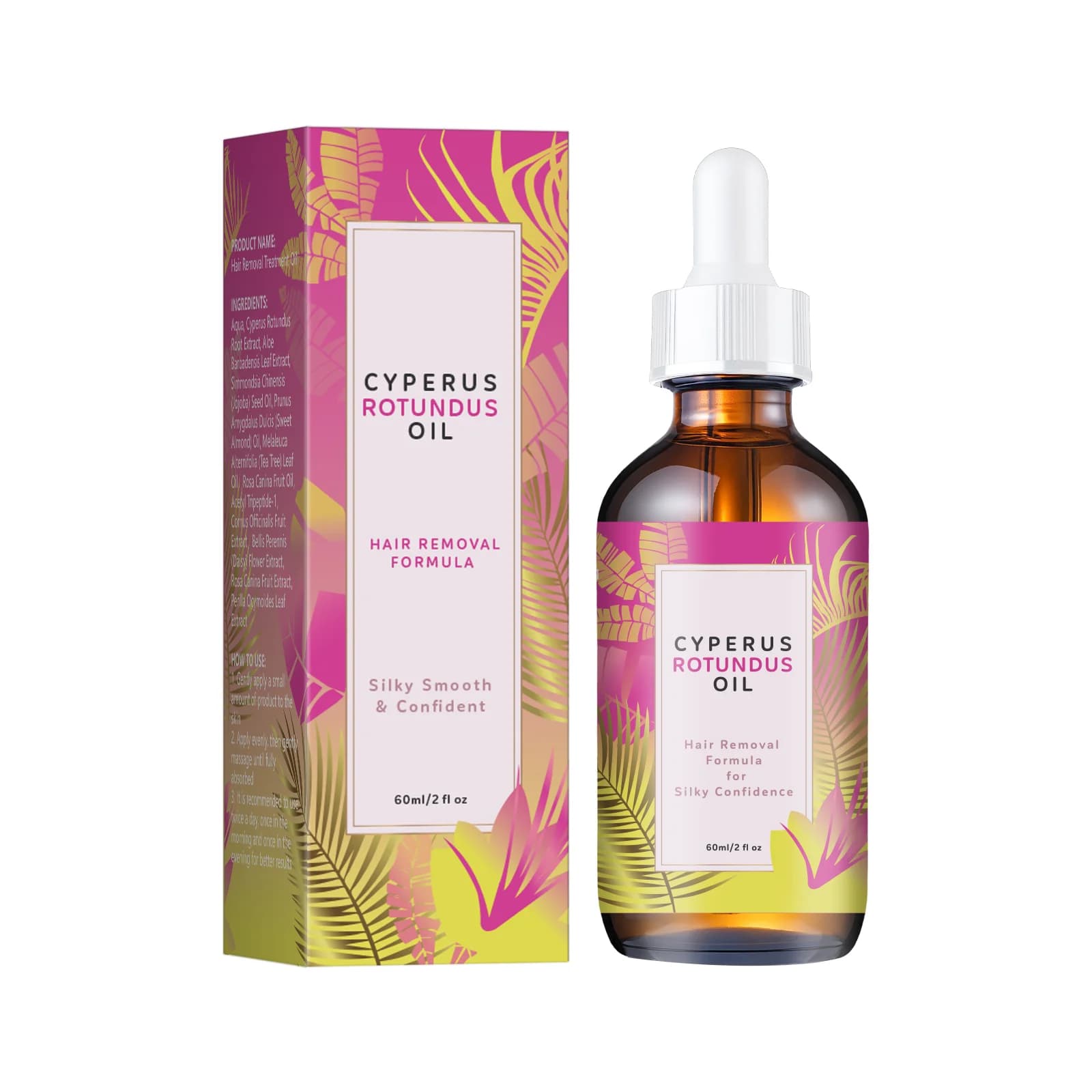 bottled jojoba and almond hair minimizing oil — image 8