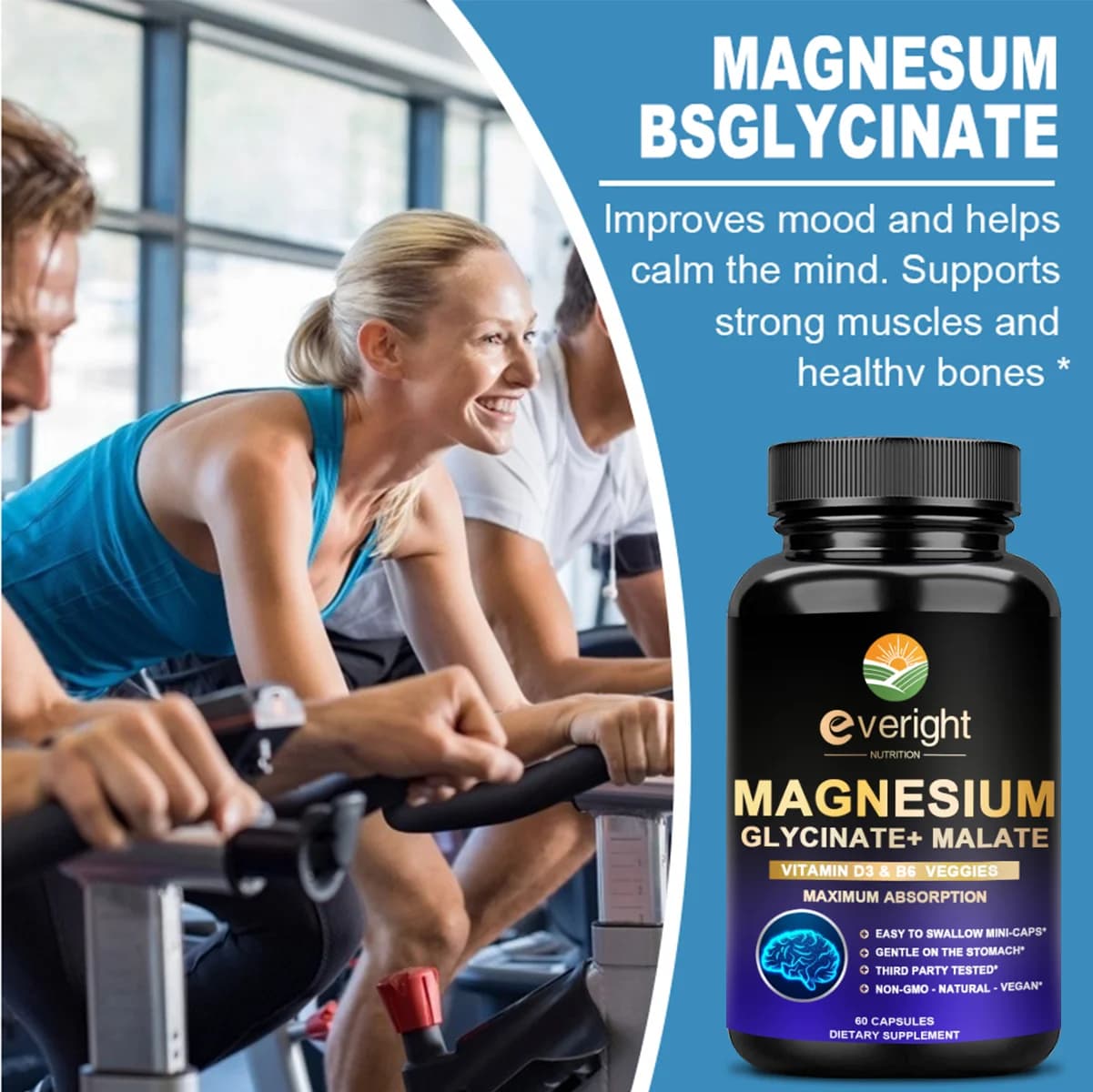 bottle of high absorption magnesium glycinate powder — image 4