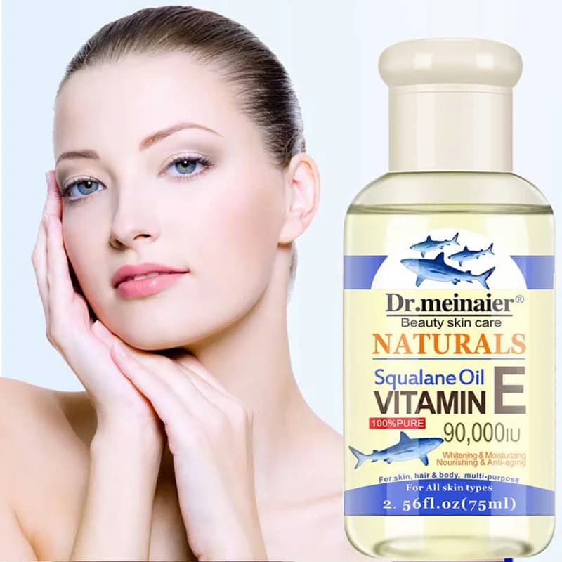 Vitamin E face essence oil bottle — image 4