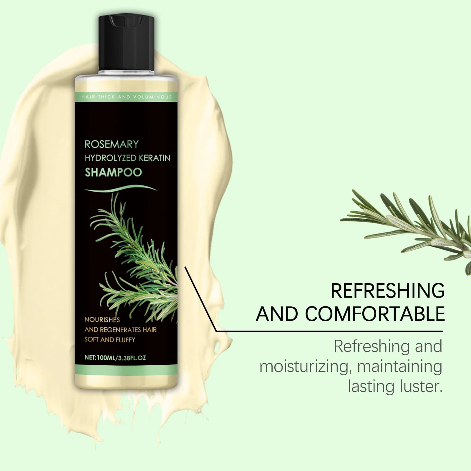 bottle of rosemary natural shampoo — image 5