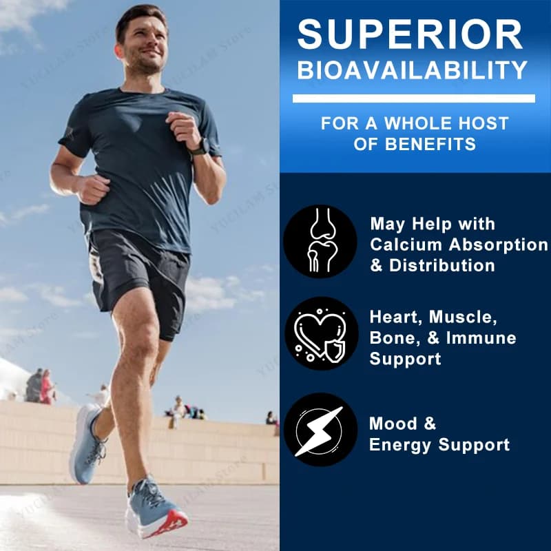 Vitamin D3 K2 B12 calcium supplement capsules — image 3