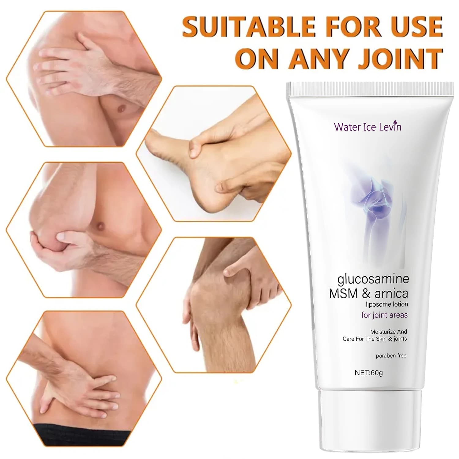 Glucosamine MSM and arnica joint cream tube — image 4