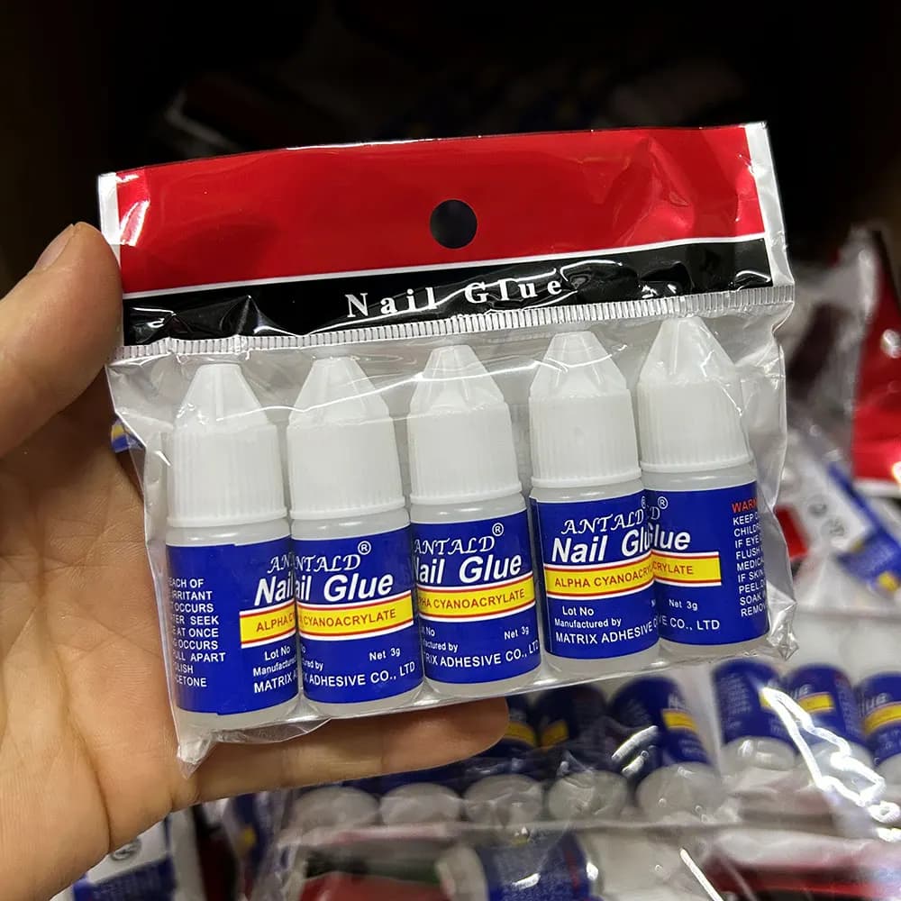Super Strong Nail Bond Glue for Acrylic Tips & Rhinestones