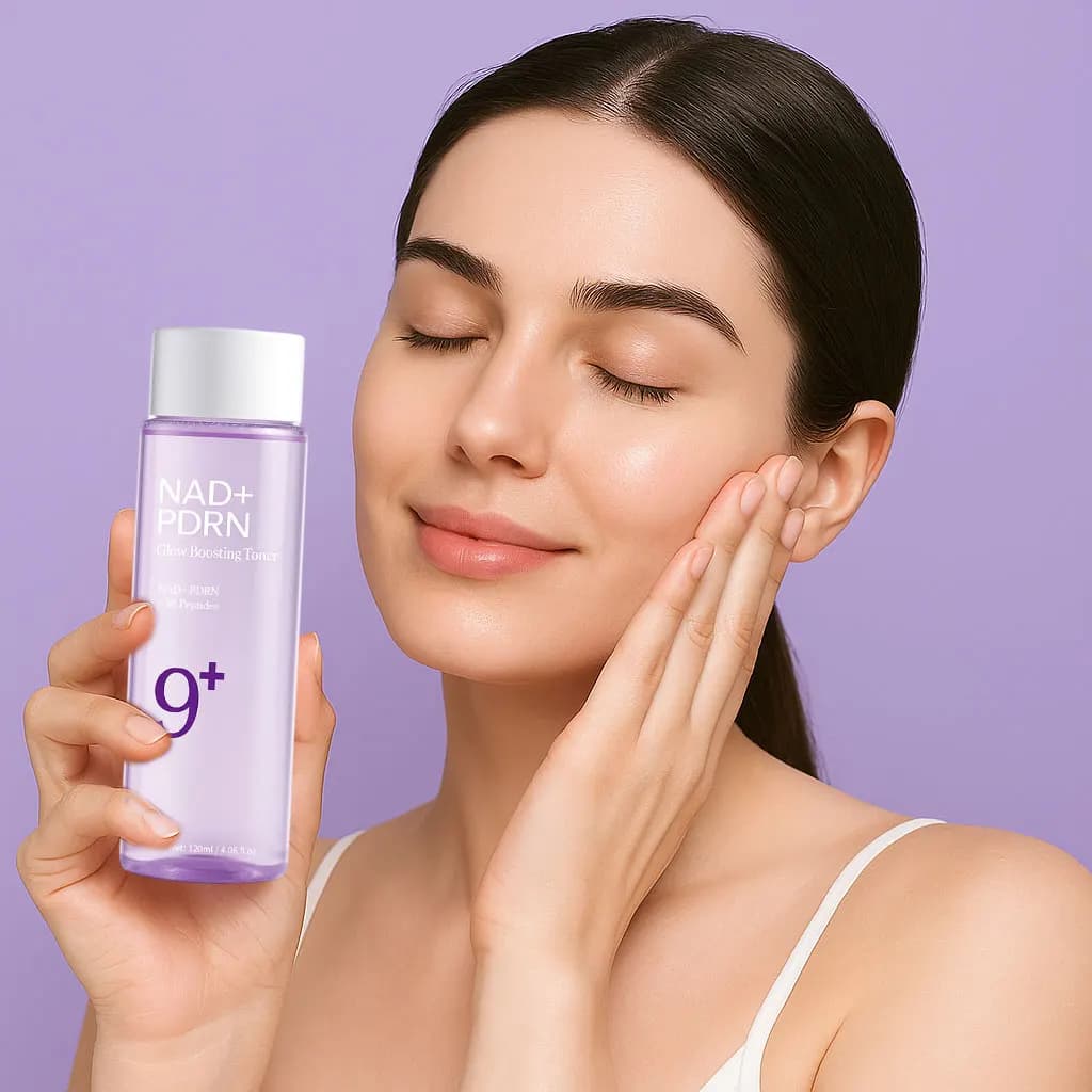 NAD+ PDRN glow boosting toner bottle — image 6
