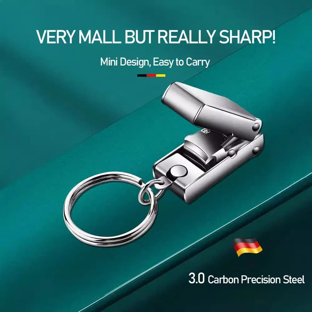 mini stainless steel nail clipper with built‑in file — image 7