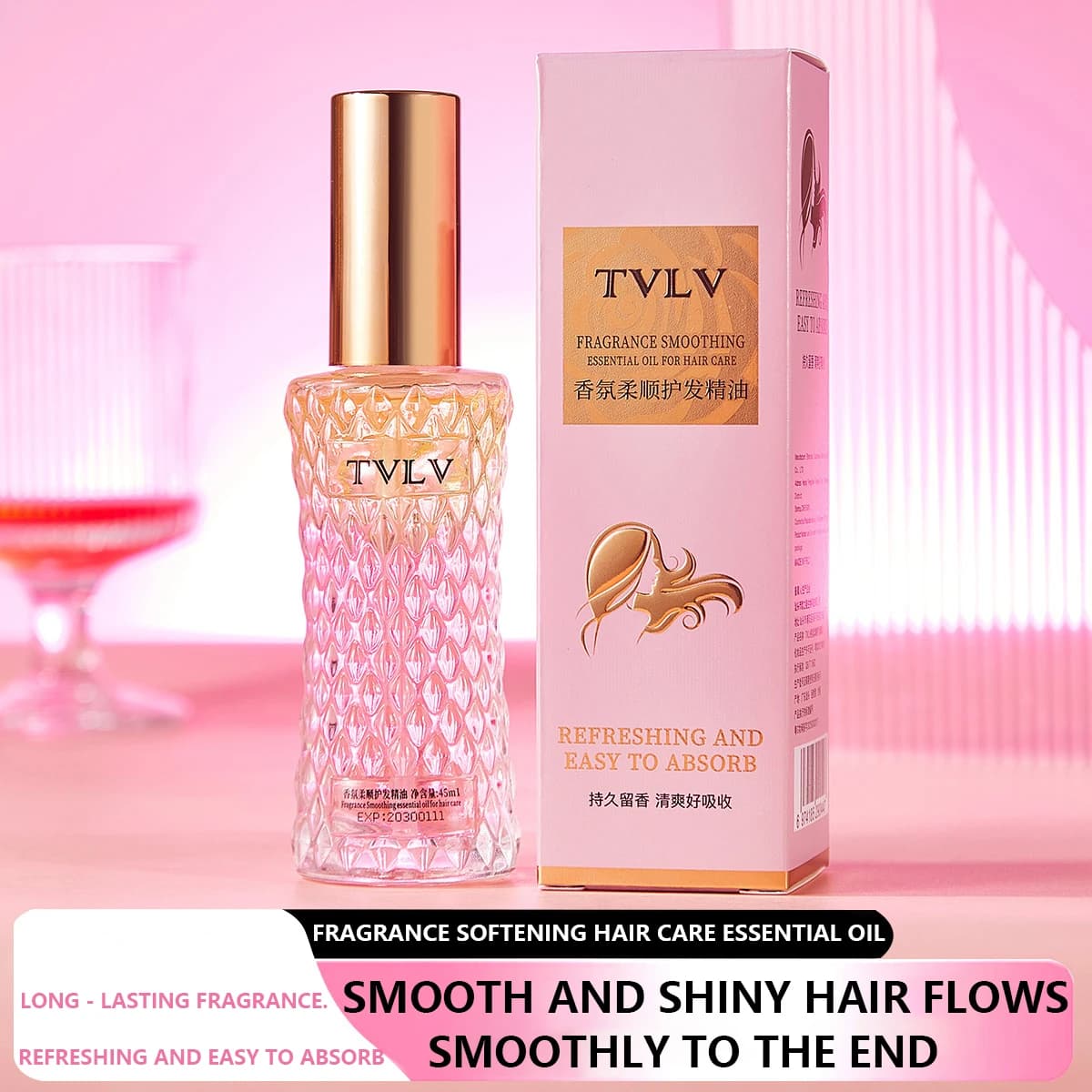 hair repair perfume bottle with essential oil — image 5
