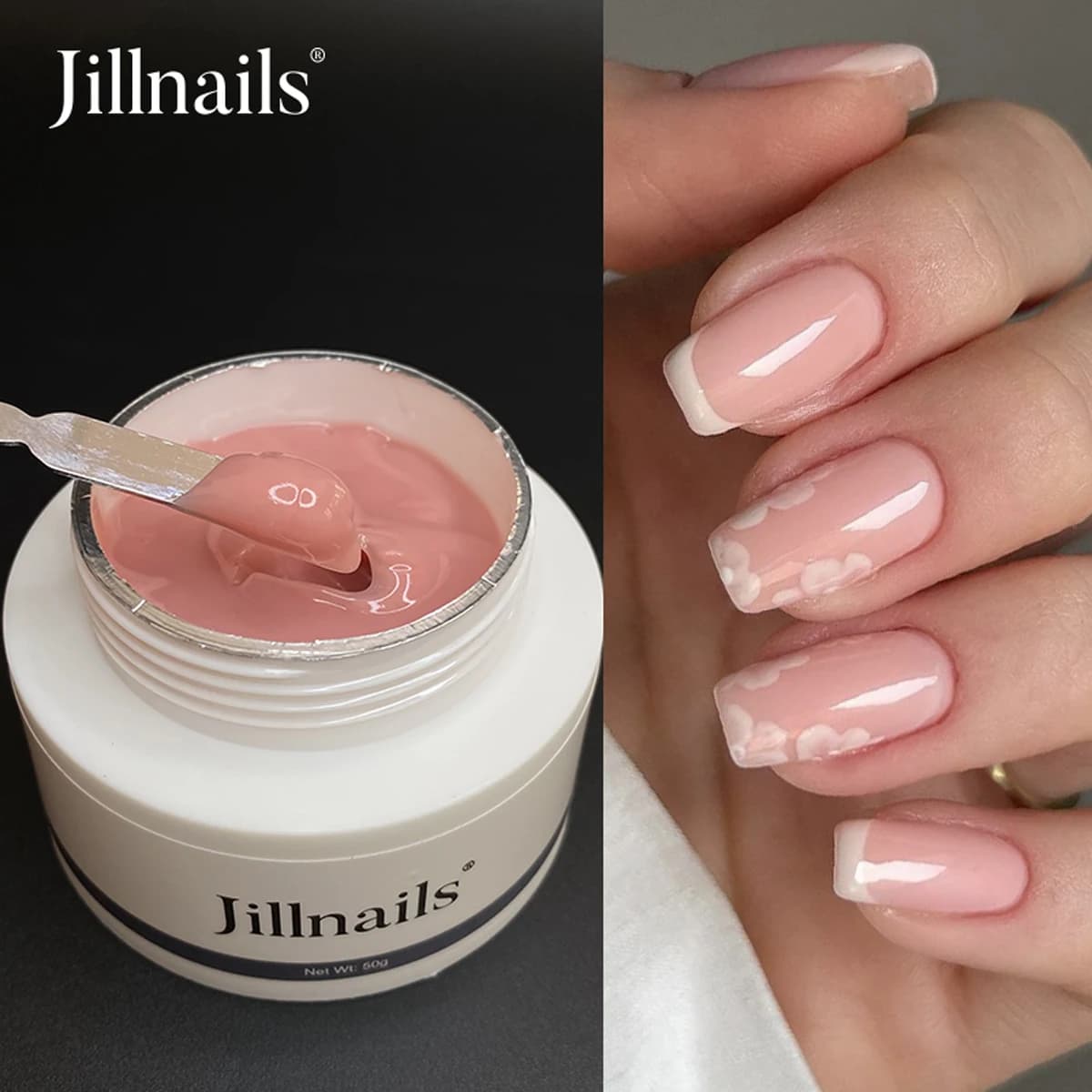 Jillnails jelly gel UV nail builder 50g tube — image 8