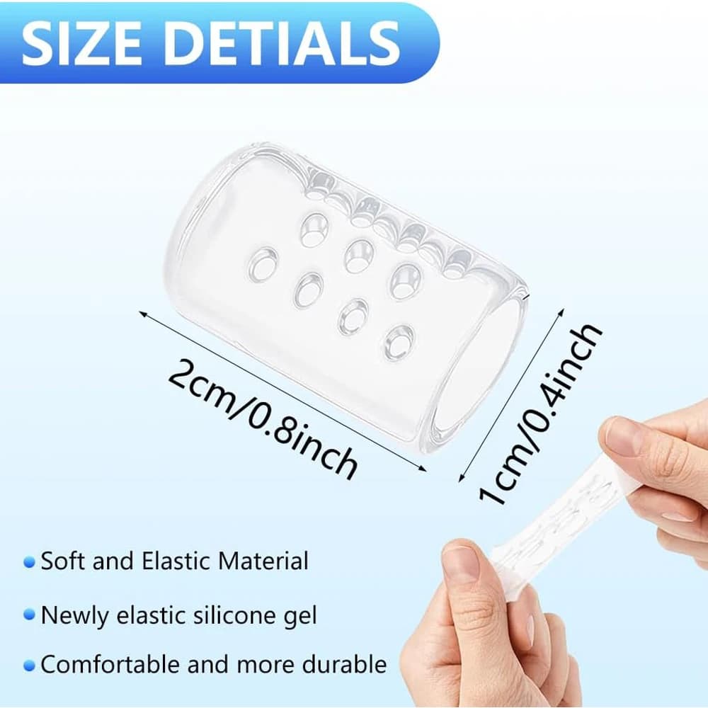 silicone breathable toe caps — image 6