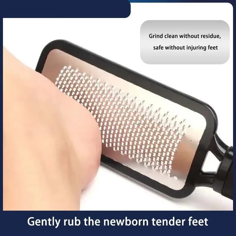 metal foot file scrubber for callus removal — image 1