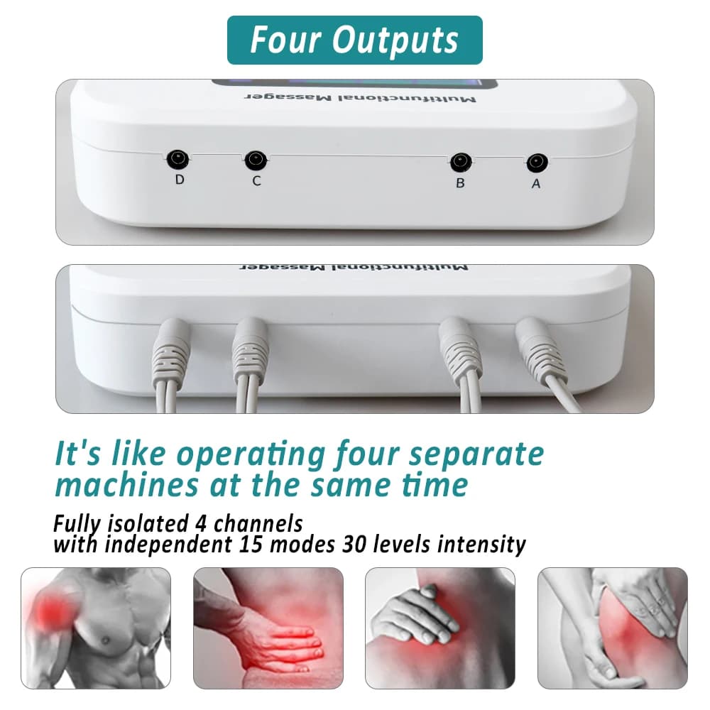 hand holding rechargeable EMS/TENS muscle stimulator — image 3