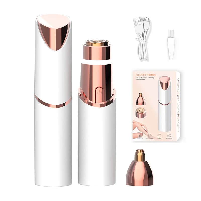 Electric Facial Hair Remover for Women – Painless Lipstick & Eyebrow Trimmer