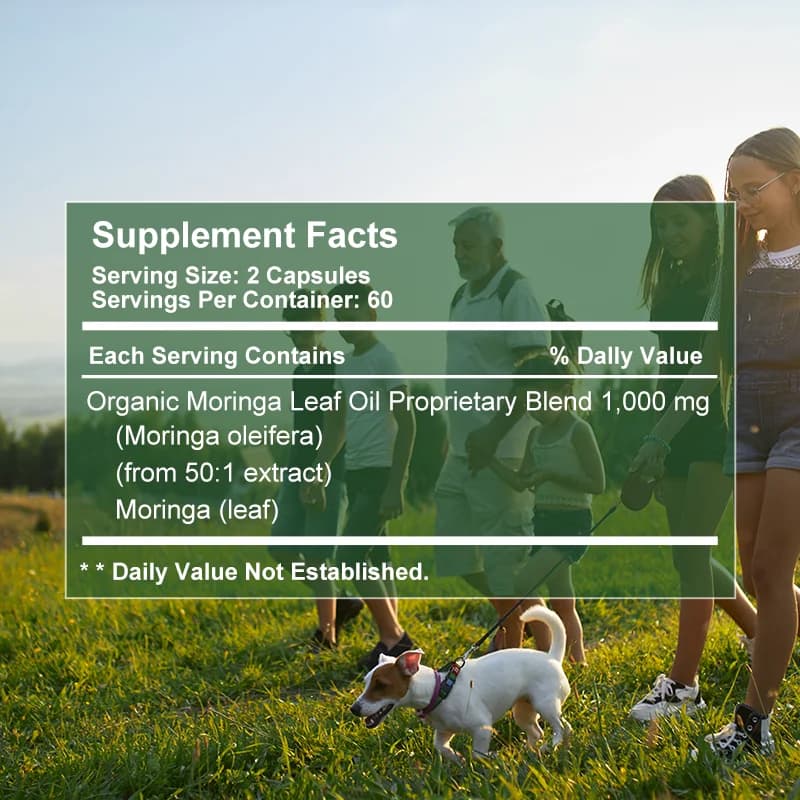 bottles of moringa extract capsules — image 4