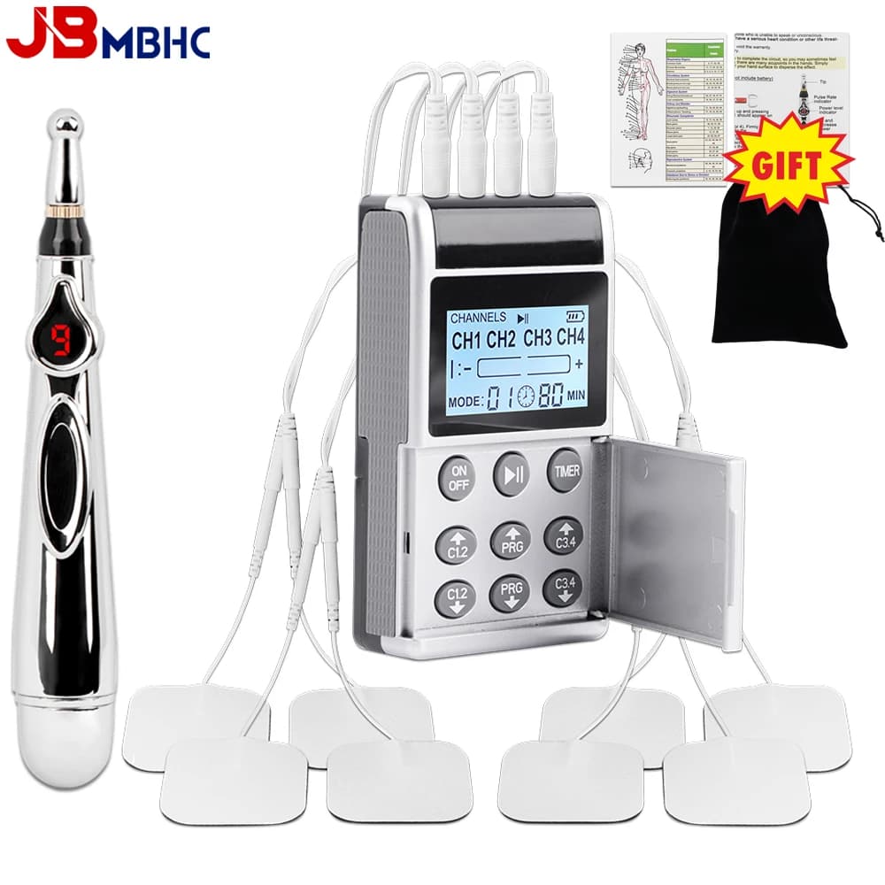 15‑Mode TENS Muscle Stimulator with 20 Intensity Levels