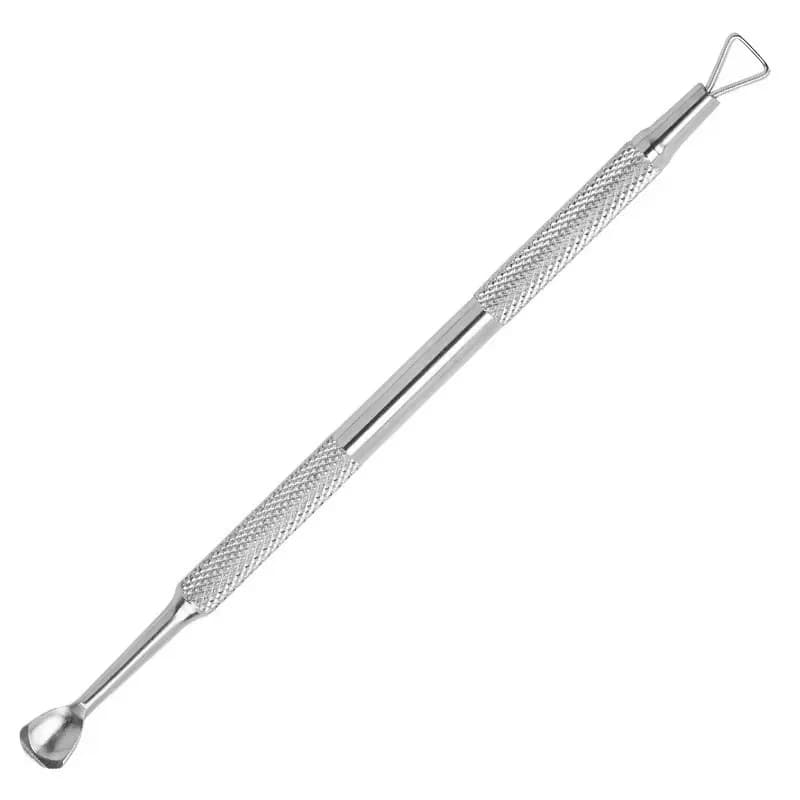 Stainless steel double-ended nail cuticle pusher and remover — image 6