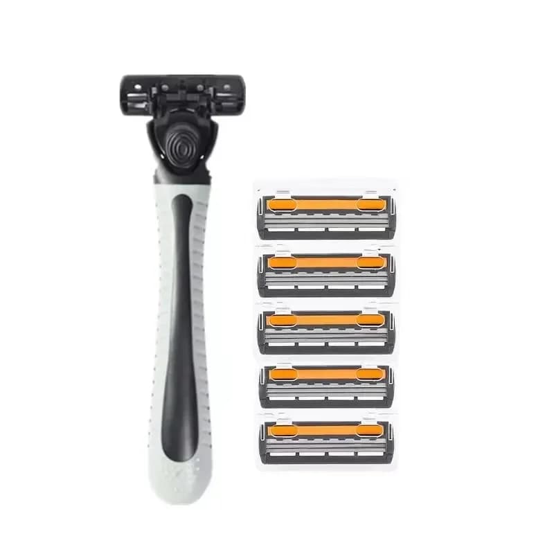 three-layer men's razor with replaceable blades — image 5