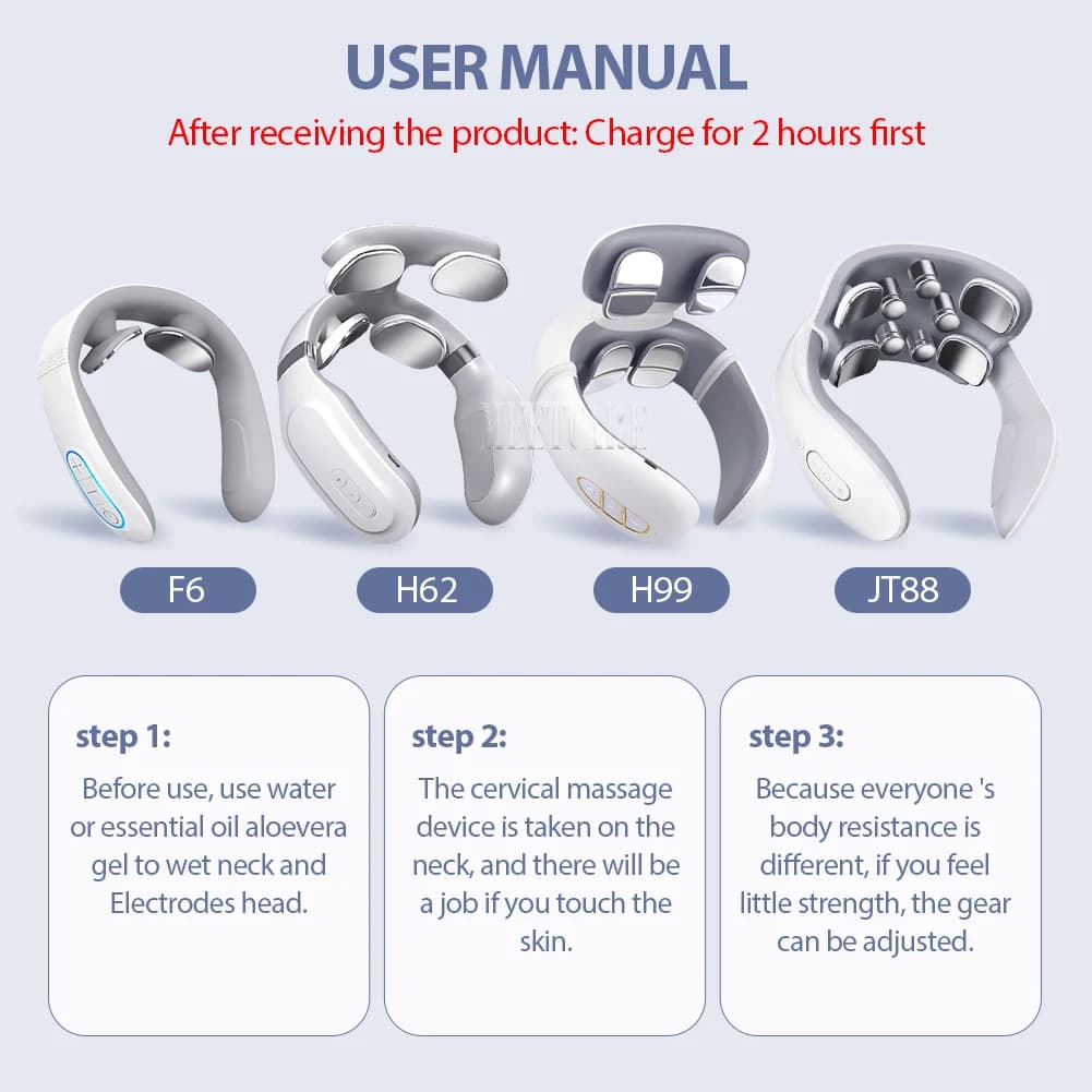 TENS neck and shoulder massager device — image 3