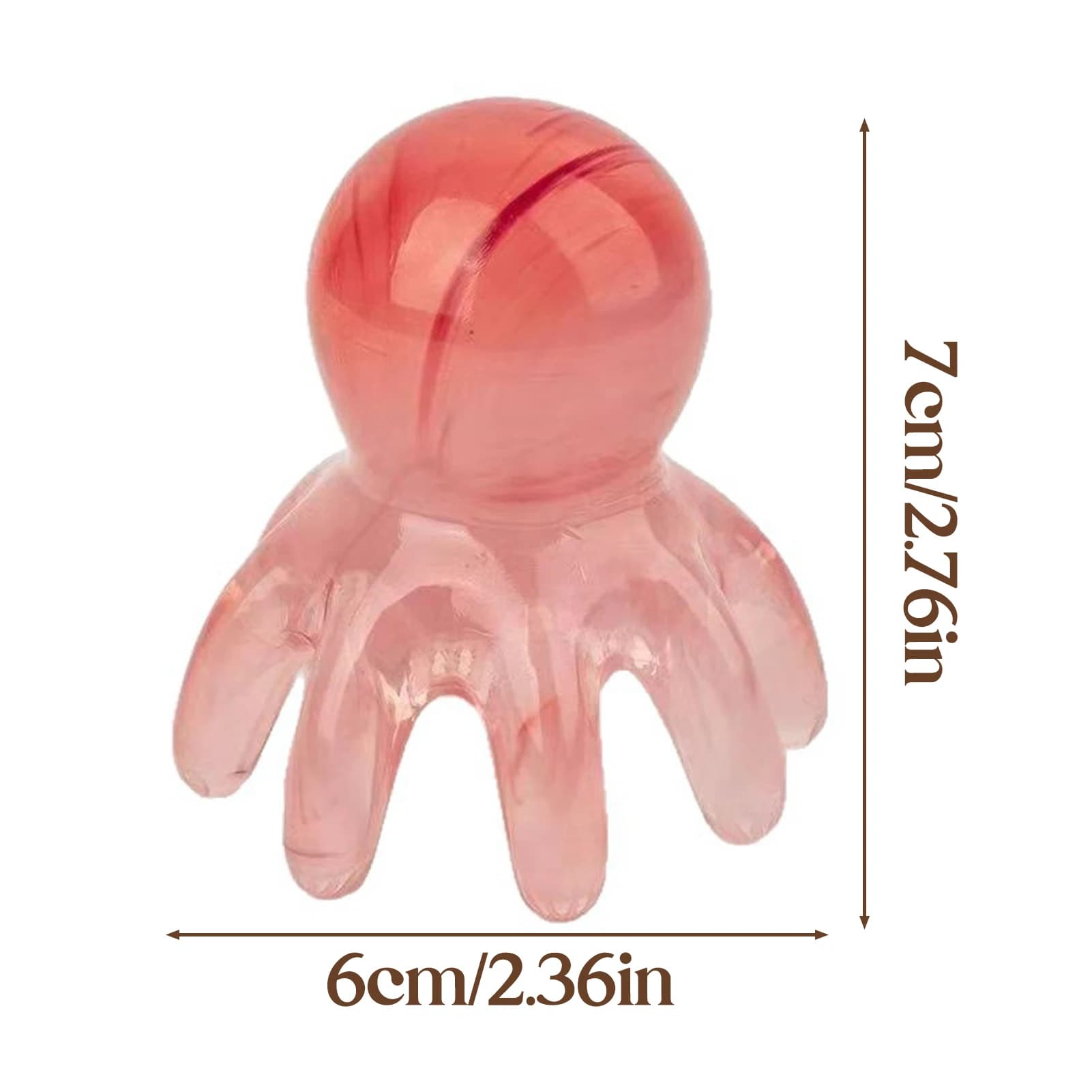 octopus‑shape scalp massage comb with eight tentacles — image 6