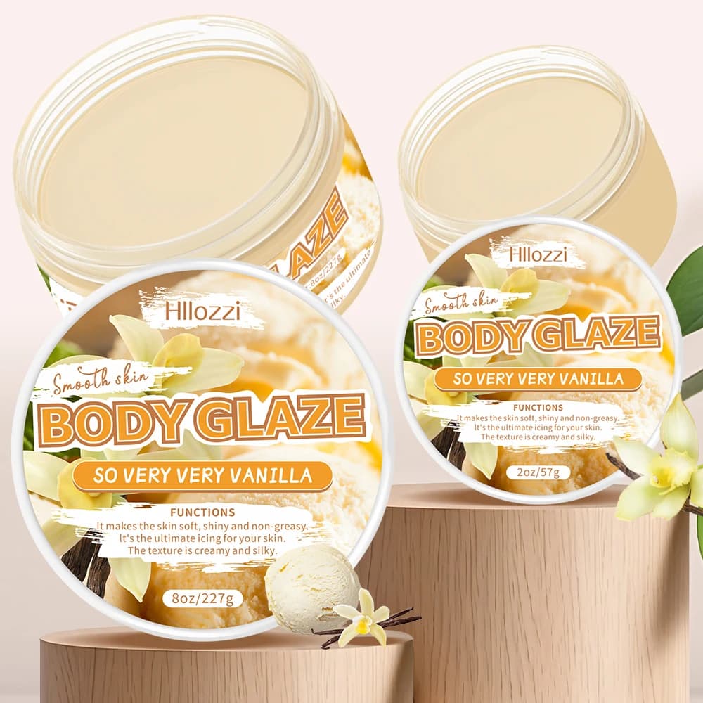 vanilla scented body glaze bottle — image 1