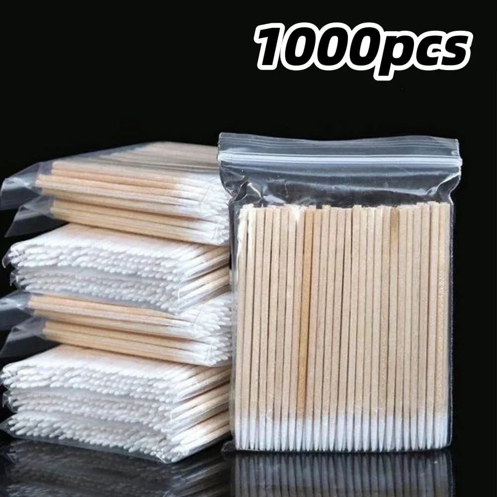 Disposable wooden tip cotton nail sticks — image 7
