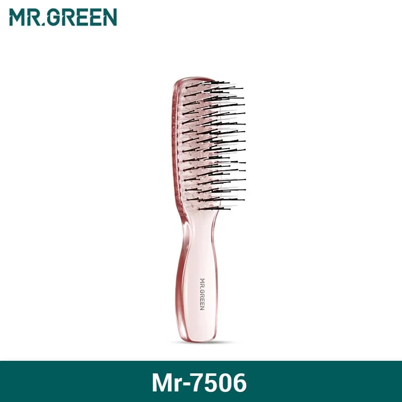 scalp massage hair brush with fine detangling teeth — image 7