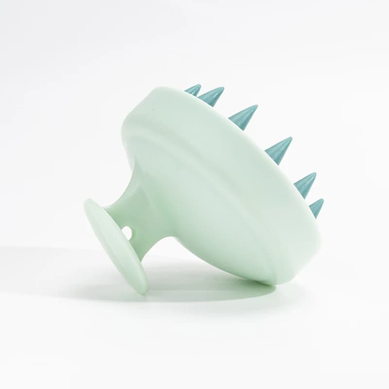 silicone scalp massage brush with flexible bristles — image 3