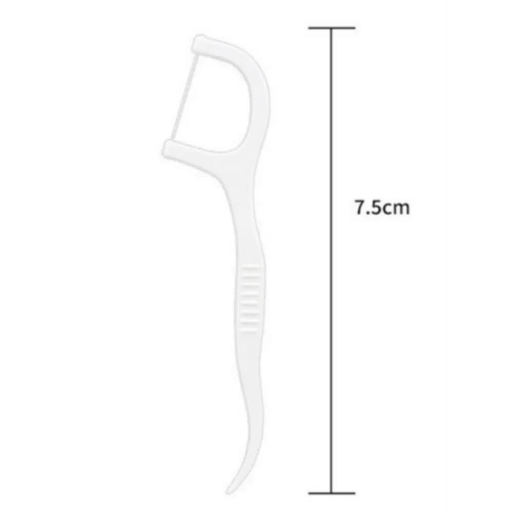 Disposable interdental floss pick toothpick — image 6