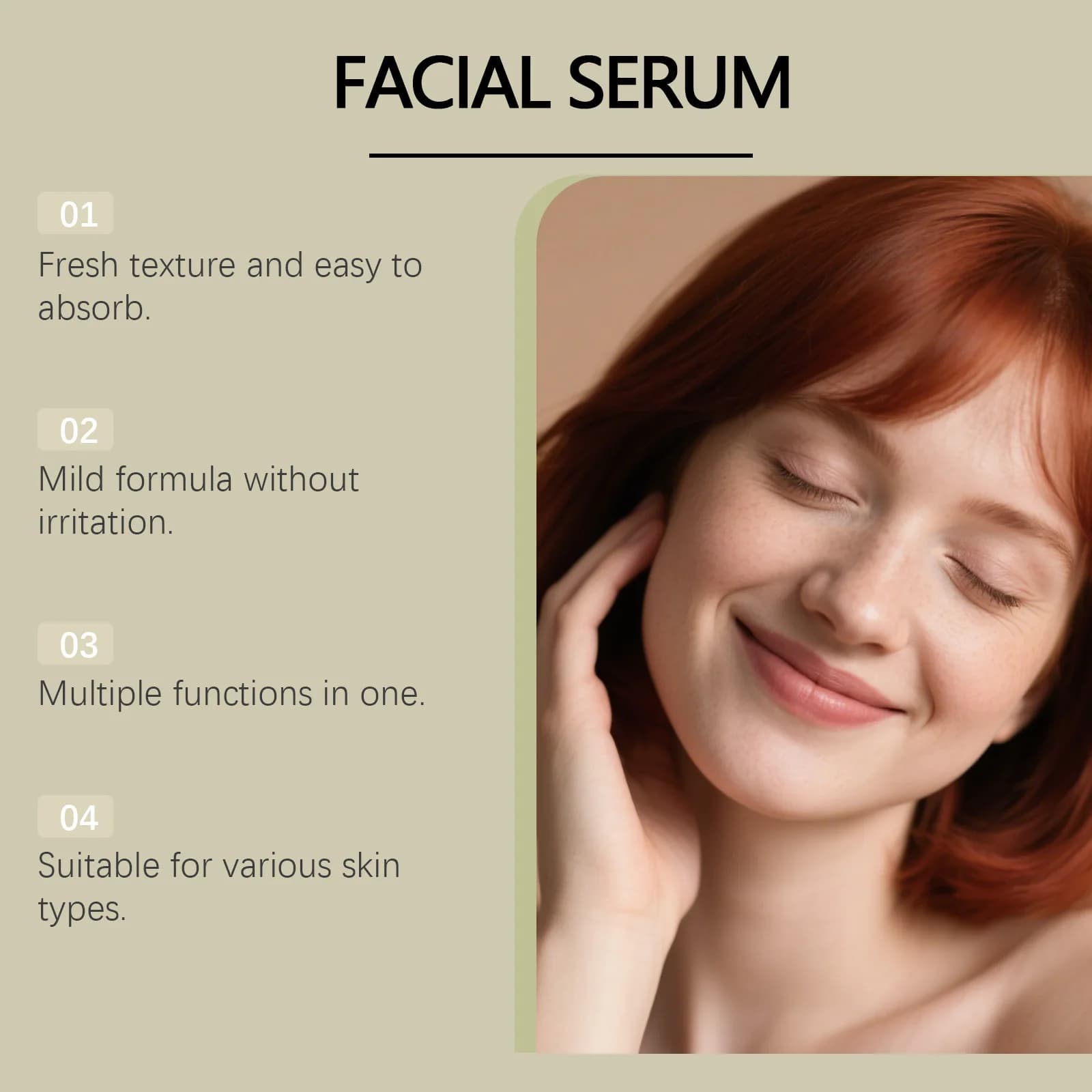 copper peptide anti-wrinkle face serum bottle — image 4