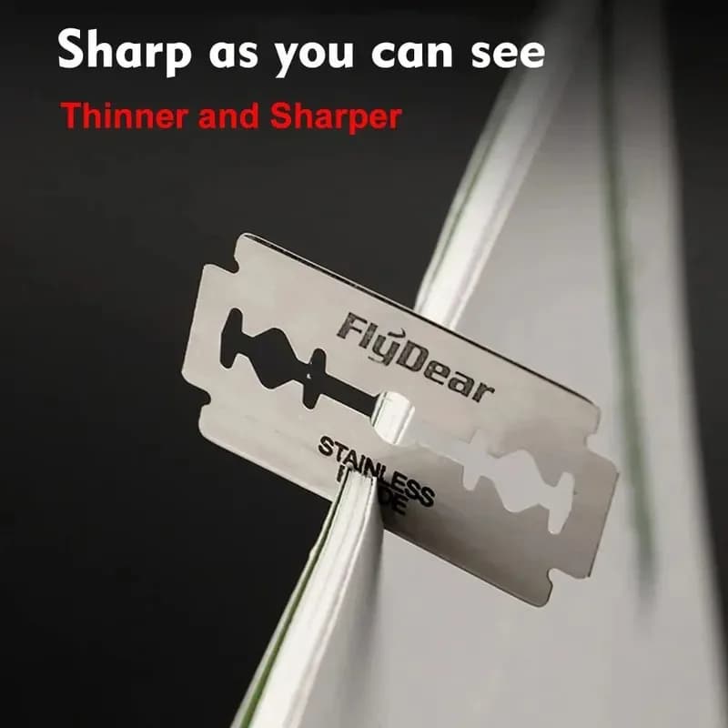 Stainless steel double‑blade manual razor — image 3