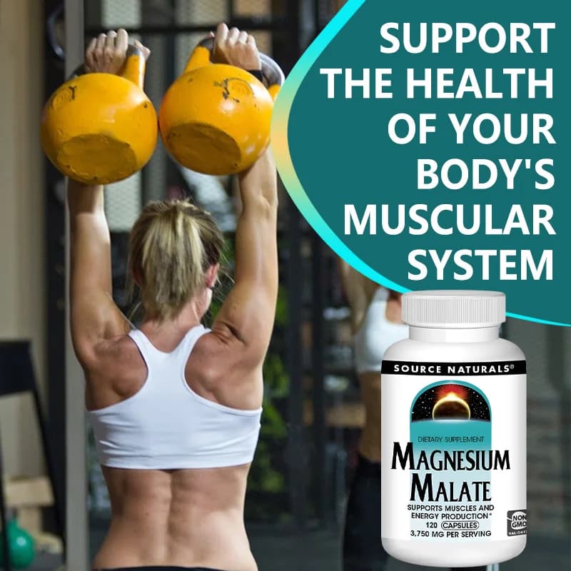 bottle of magnesium malate supplement — image 6