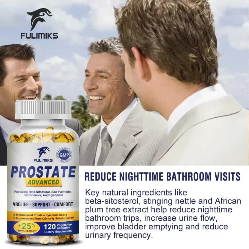 saw palmetto prostate supplement capsules — image 3