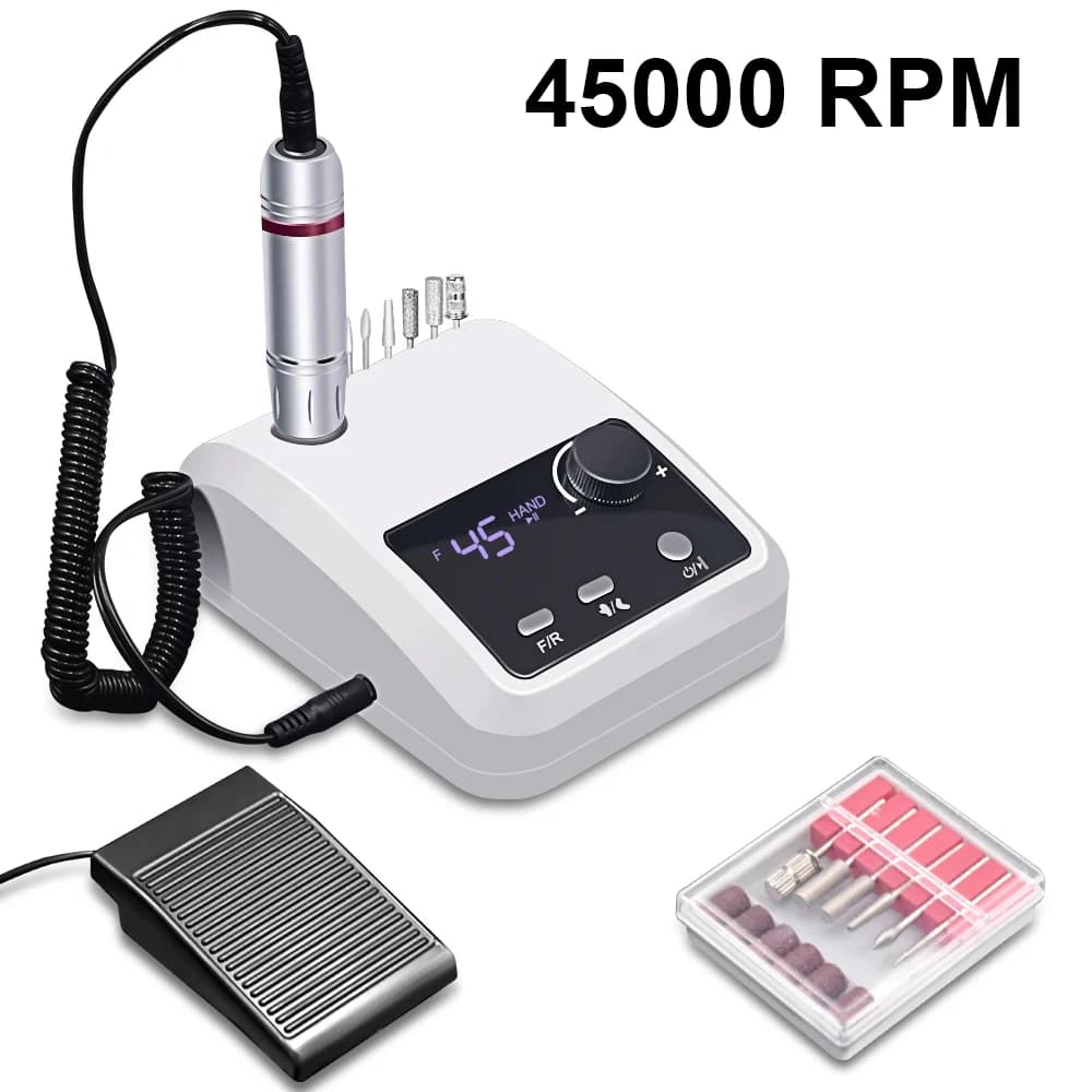 electric nail drill with metal body — image 8
