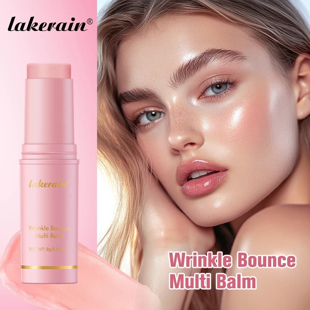 Pink hydrating facial balm stick — image 5