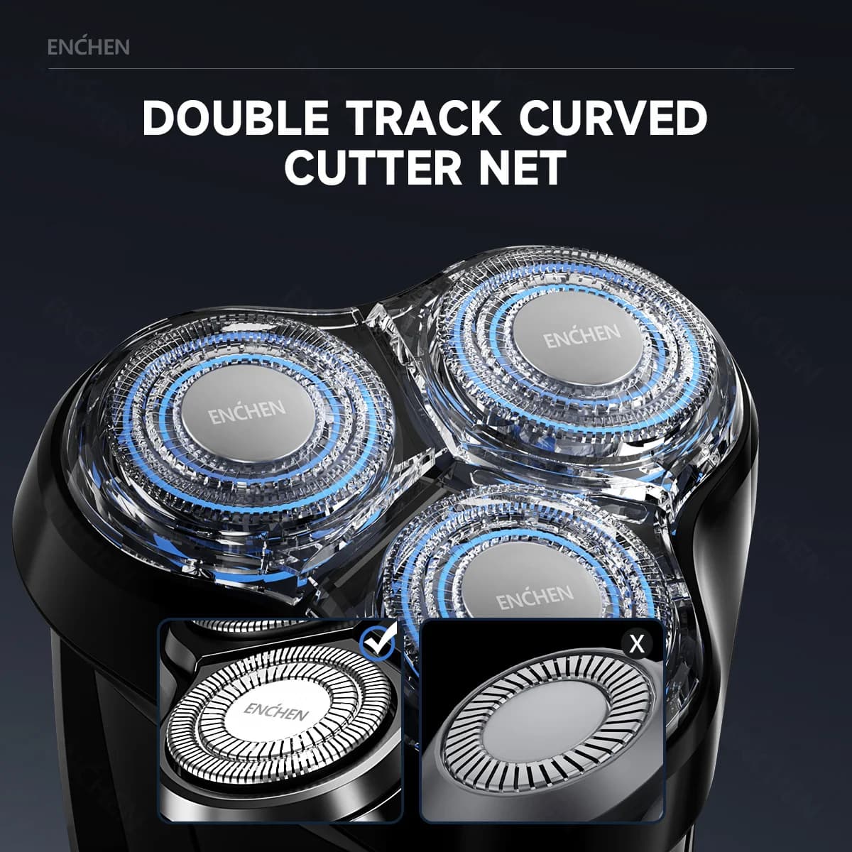 Enchen 3D Blackstone waterproof electric shaver — image 6