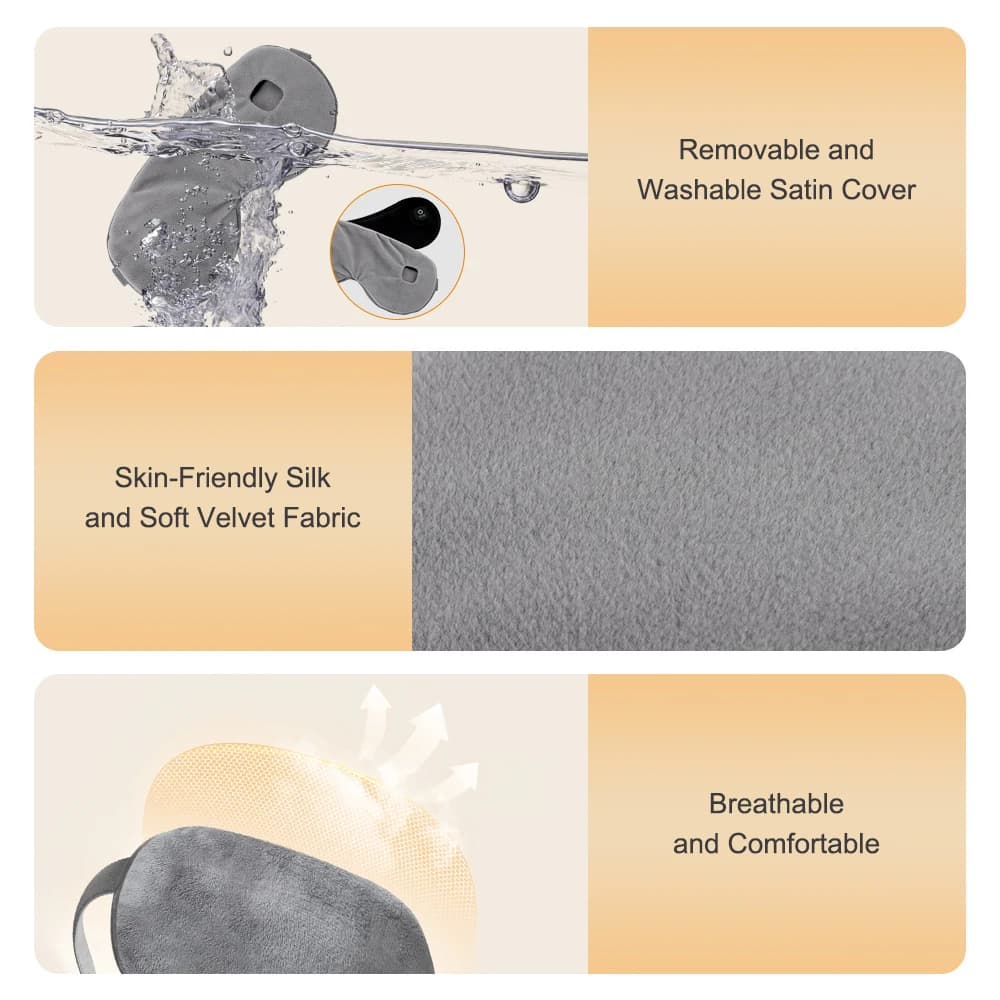 cordless heated eye mask with three heat settings — image 3