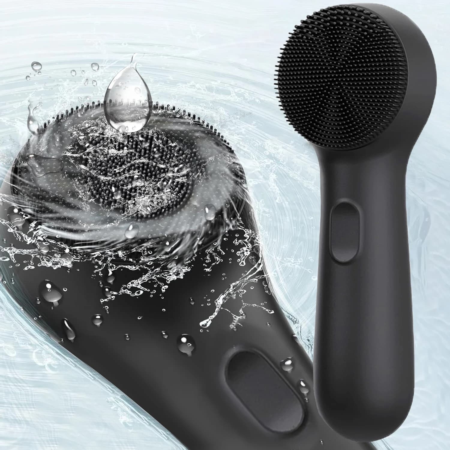 Silicone Facial Cleansing Brush with Blackhead Remover