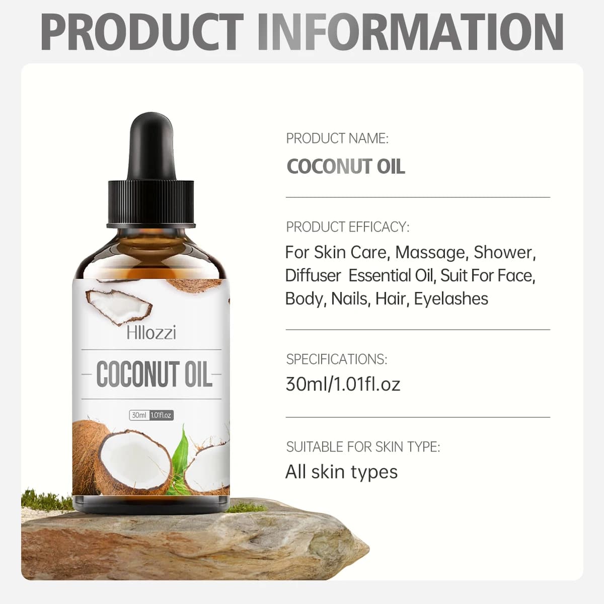 30 ml bottle of pure coconut essential oil — image 6