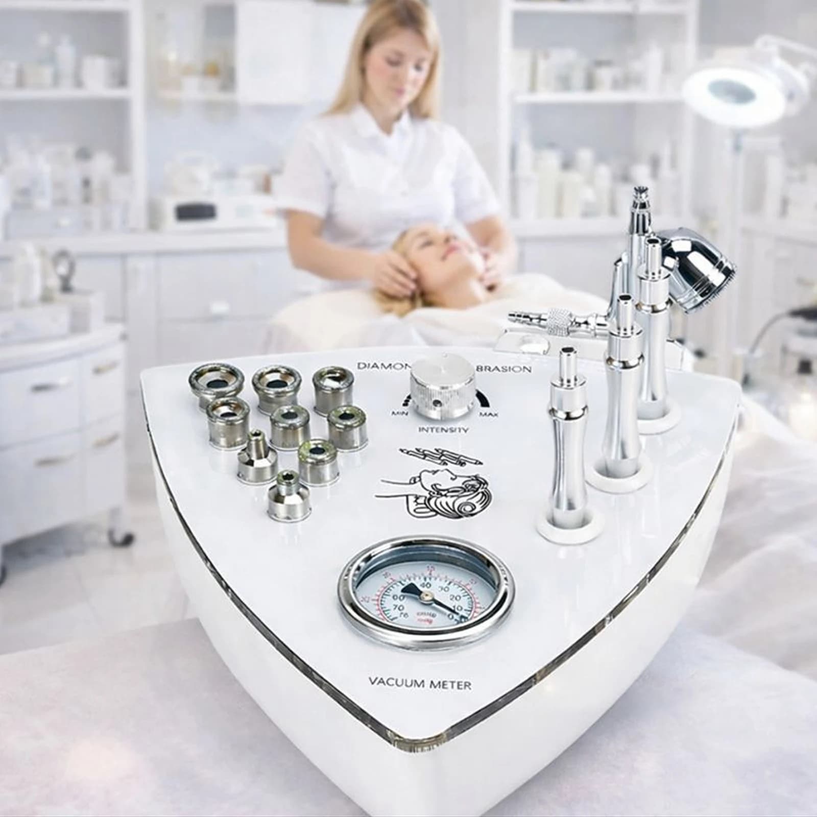 Diamond Tip Facial Microdermabrasion Device