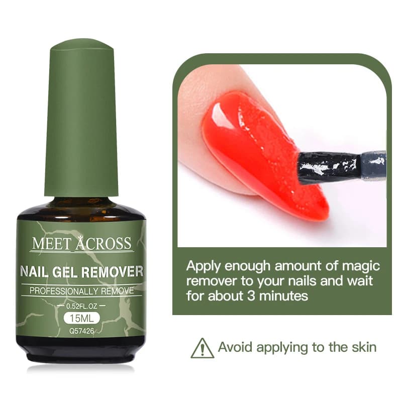 bottle of nail gel remover — image 7