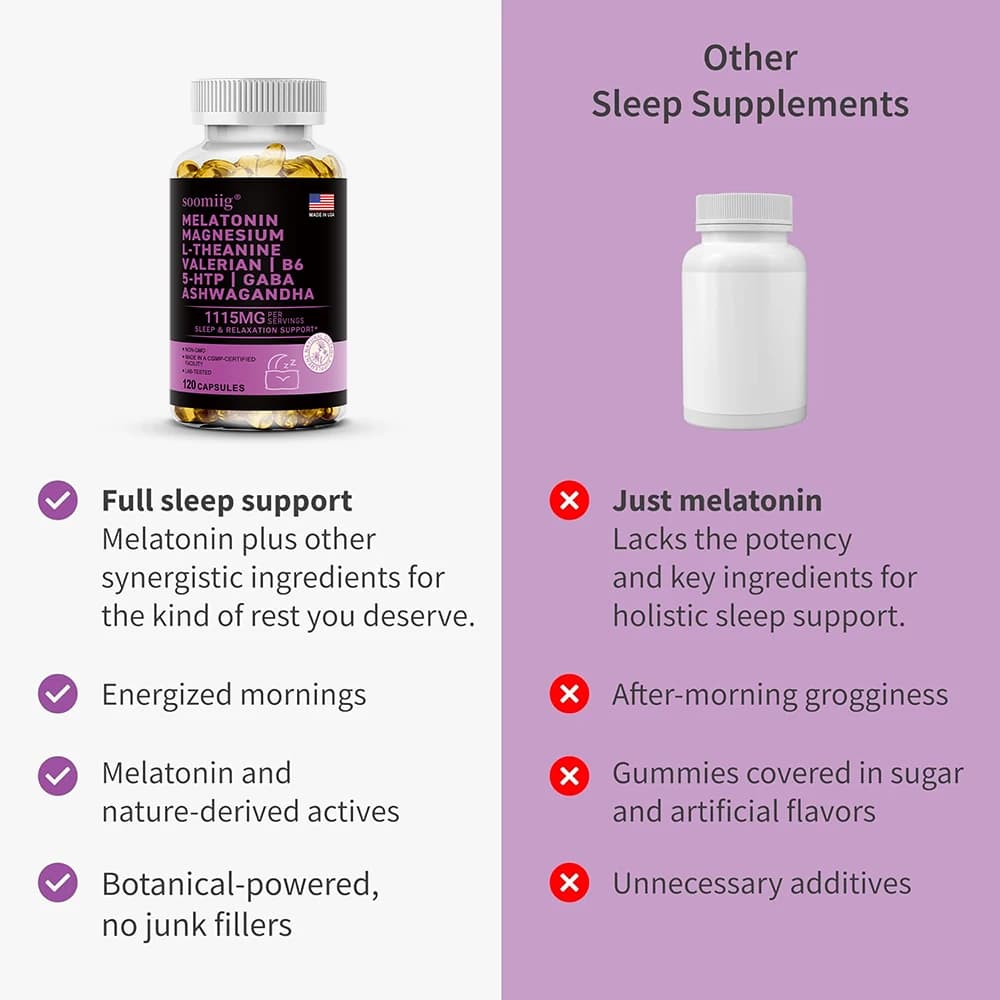 bottle of melatonin 5 mg vegan capsules — image 6