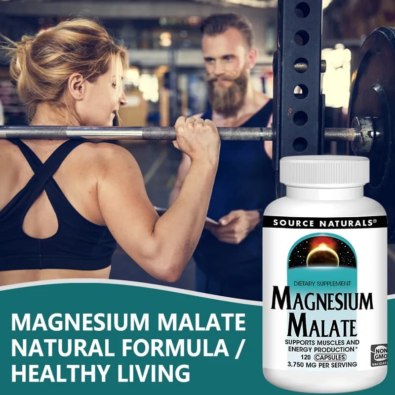 bottle of magnesium malate supplement — image 3