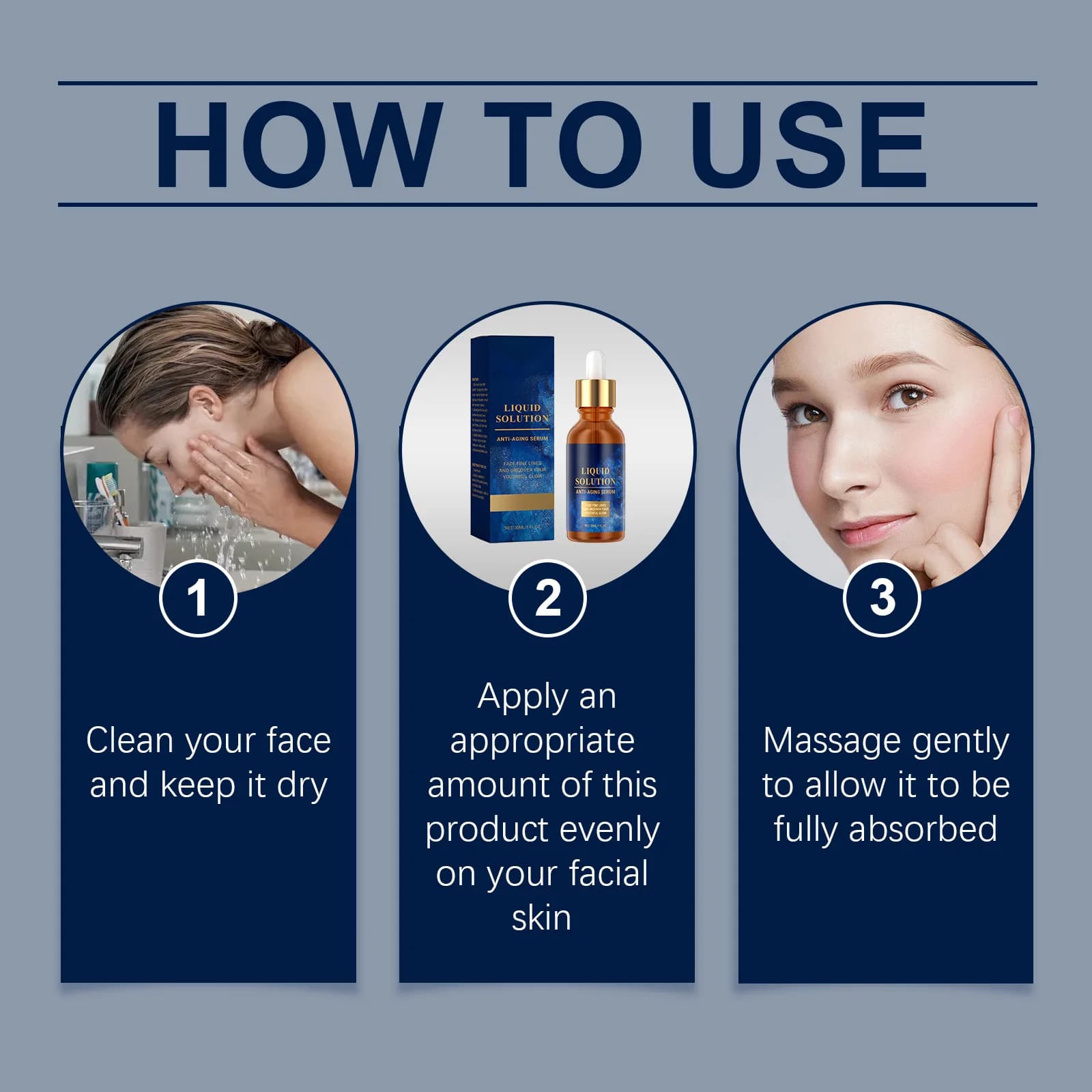 anti-aging serum bottle — image 6