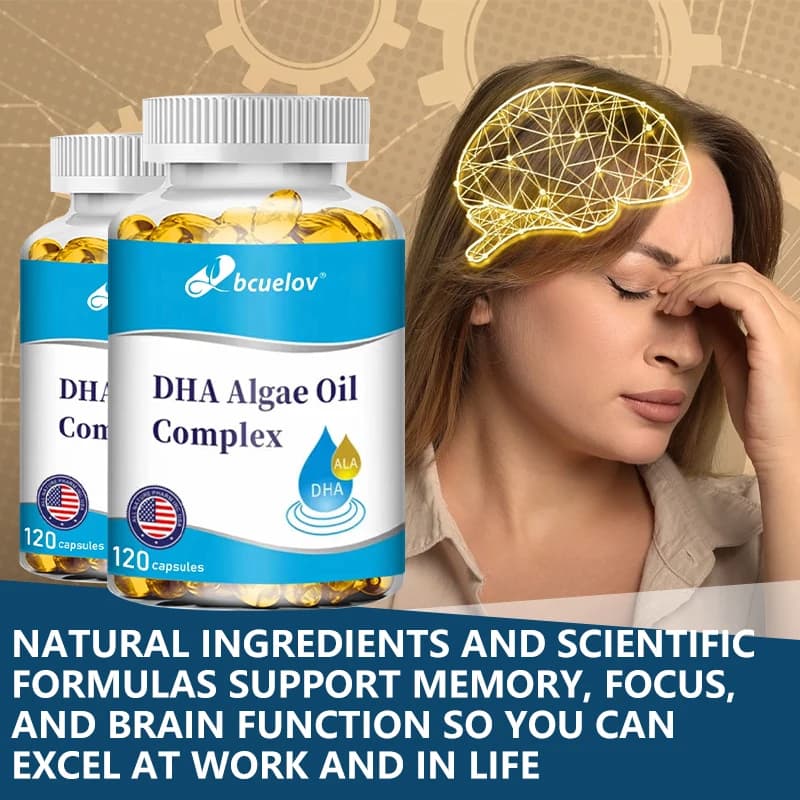 bottle of DHA supplement capsules — image 6