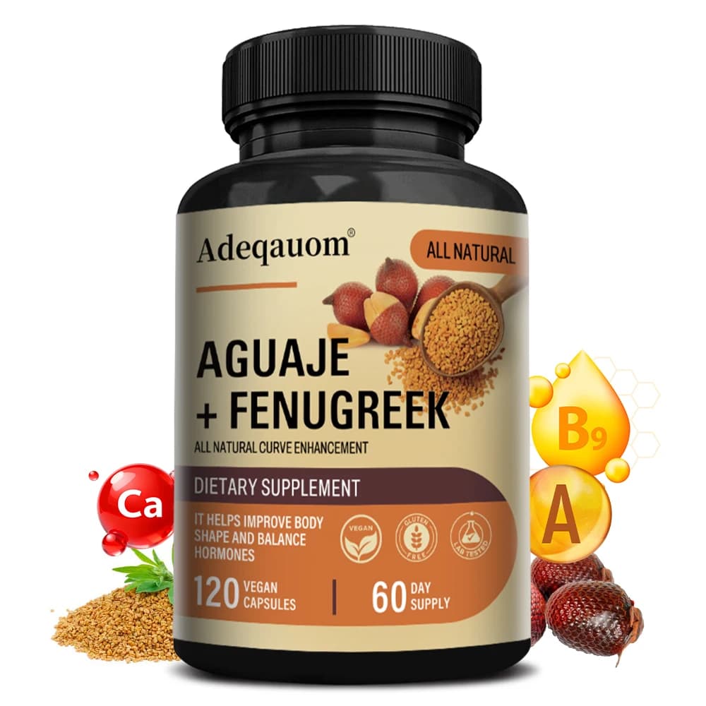 Aguaje & Fenugreek Capsules 1000 mg – Buttocks & Body Support