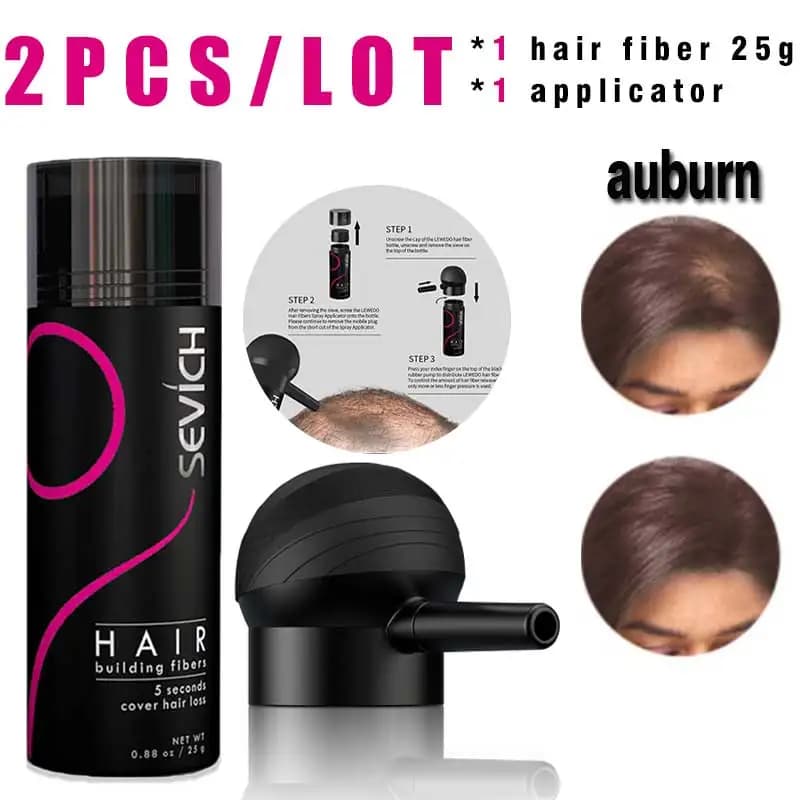 hair building fiber powder set — image 8